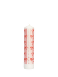Talking Tables Red Bow Pillar Advent Candle, H20cm