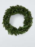 John Lewis 50 LED Plain Wreath, Dia.60cm
