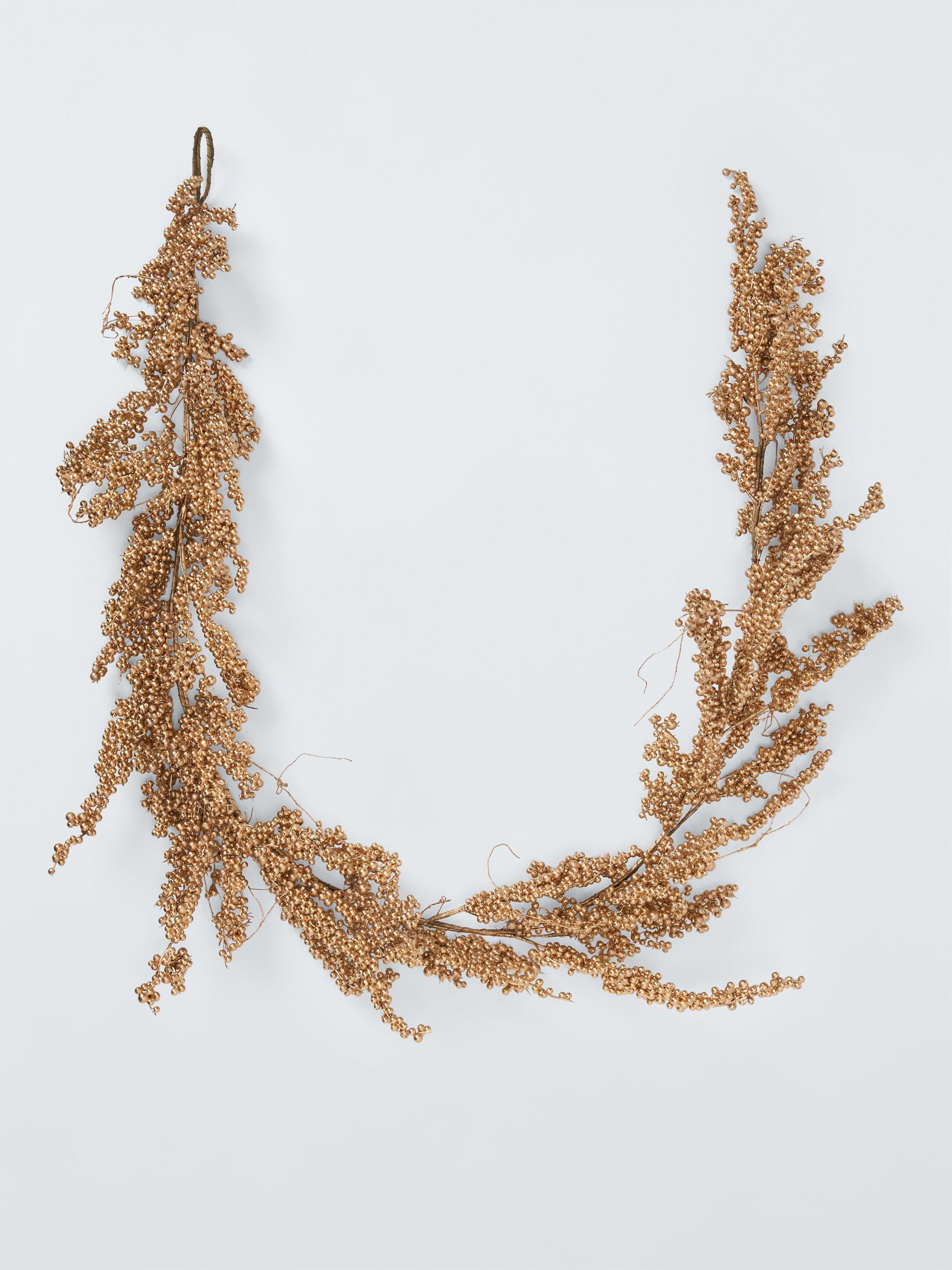 John Lewis Gold Berry Garland, L180cm