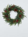 John Lewis Pine Cone Wreath, Dia.60cm