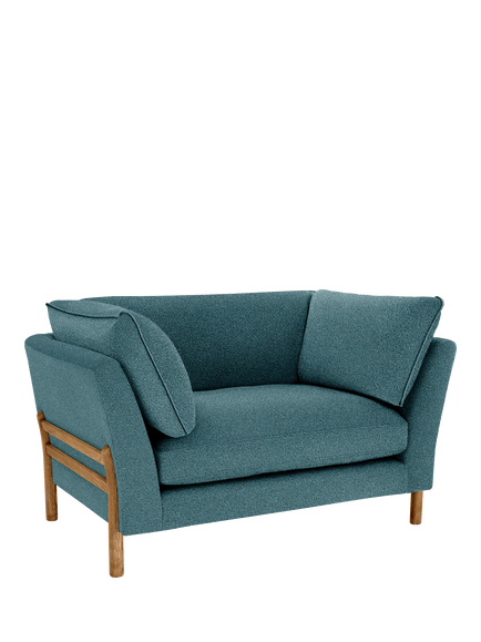 ercol for John Lewis Ellesborough Snuggler, Boucle Airforce