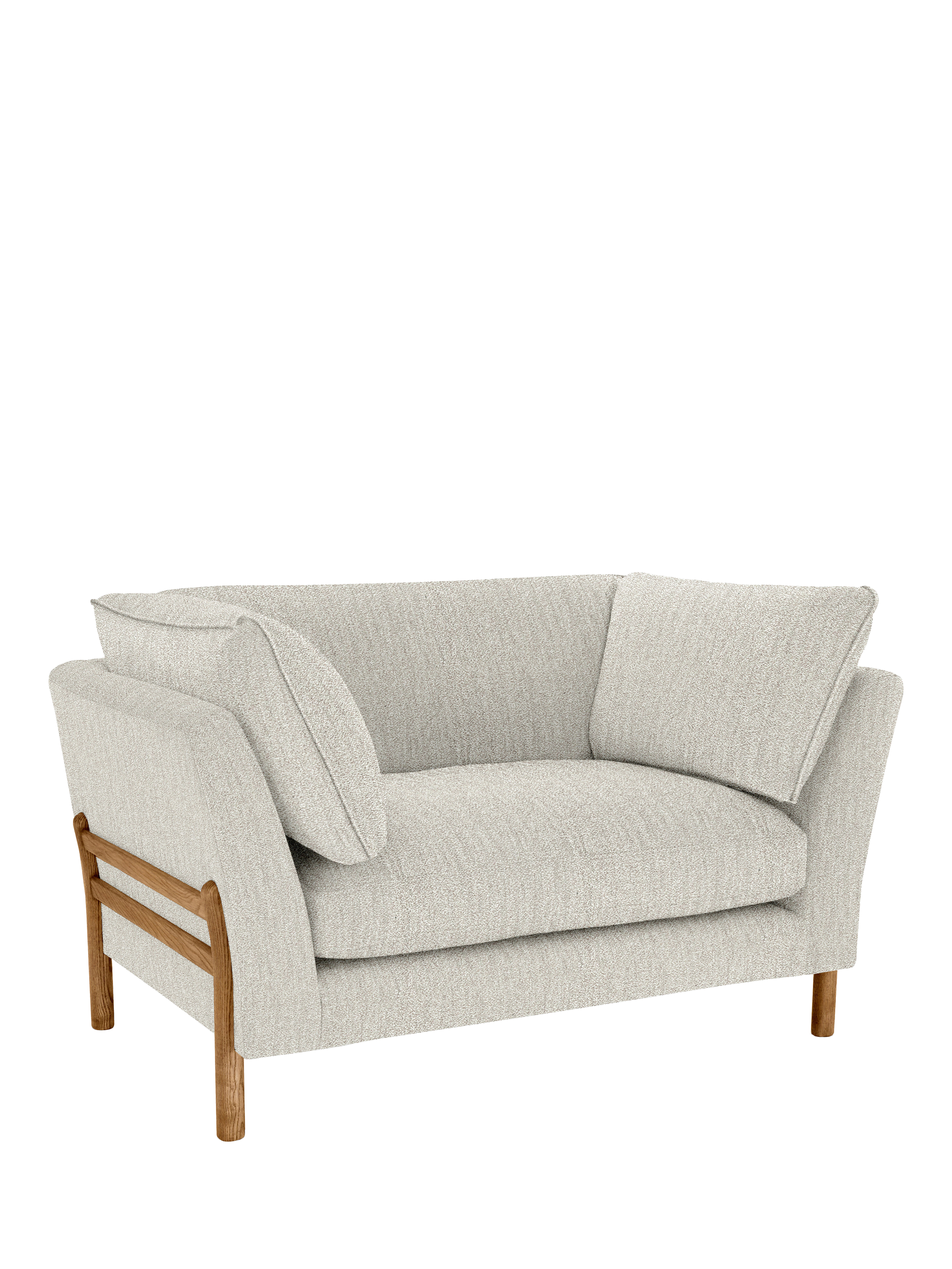 Ellesborough Range, ercol for John Lewis Ellesborough Snuggler, Boucle Natural