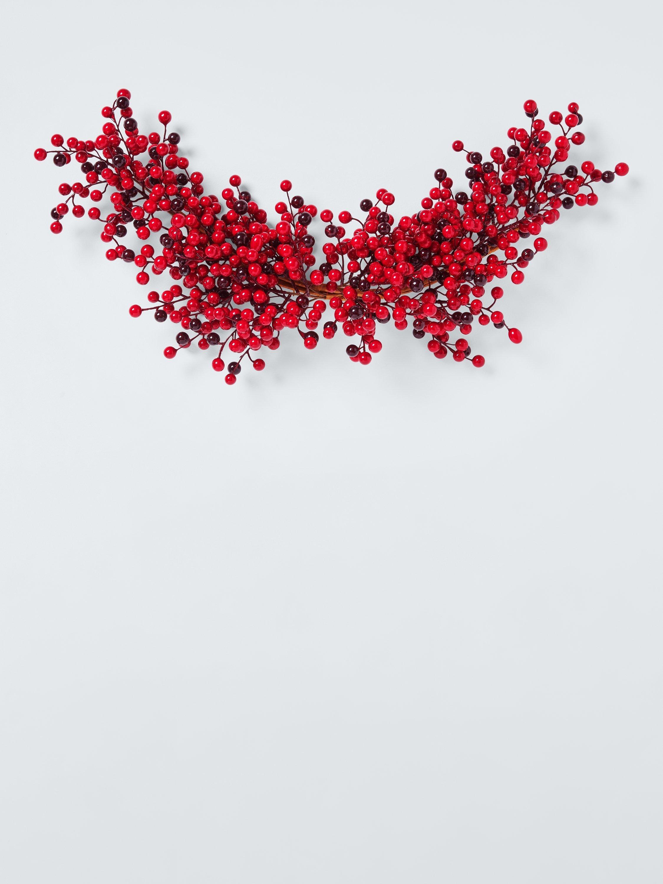 John Lewis Red Berry Swag