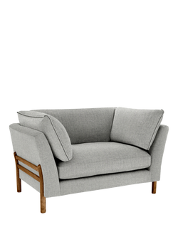 ercol for John Lewis Ellesborough Snuggler, Fine Weave Grey