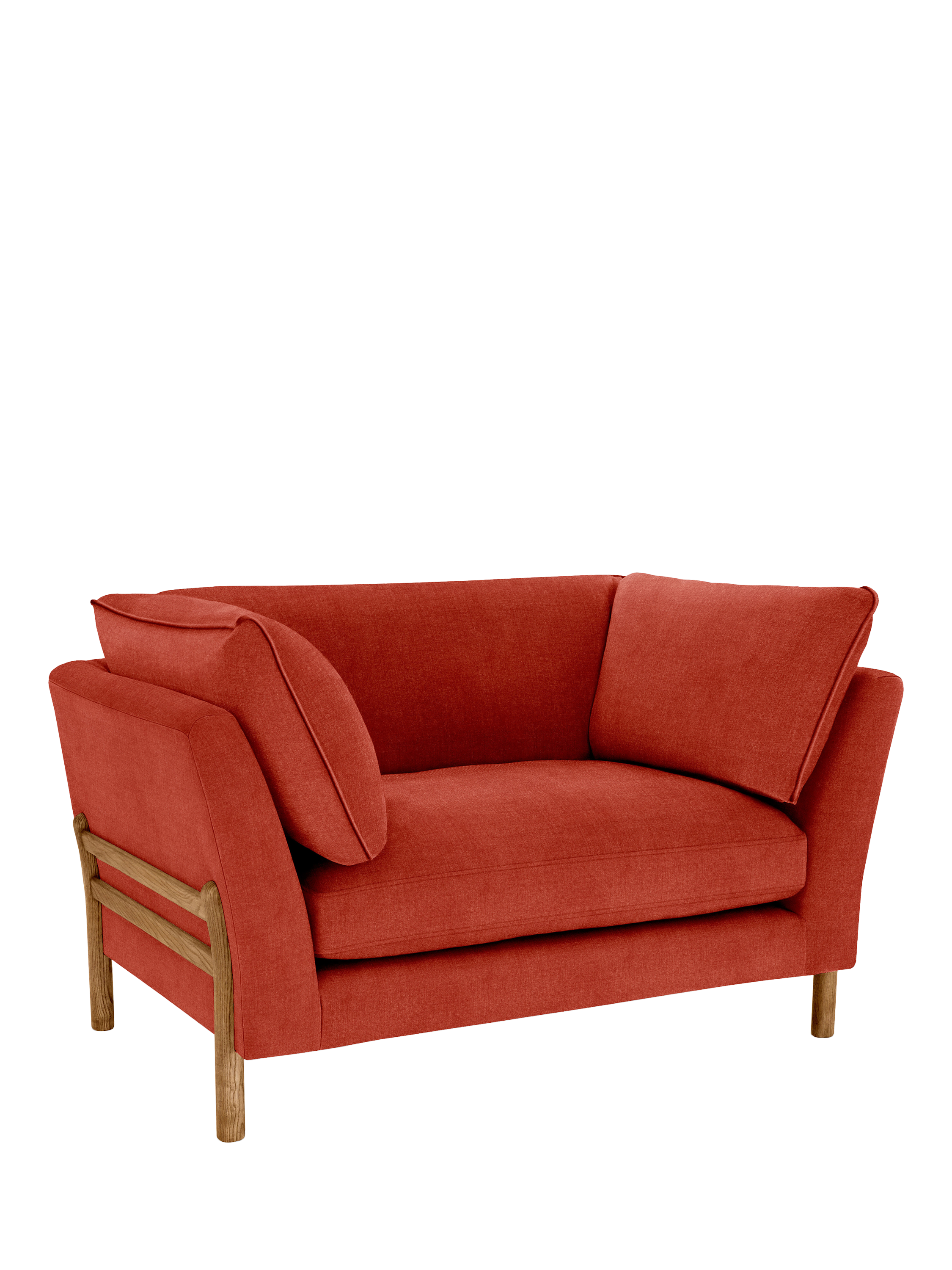 Ellesborough Range, ercol for John Lewis Ellesborough Snuggler, Soft Chenille Harissa