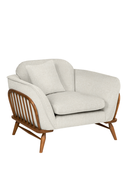 ercol for John Lewis Hexton Armchair, Recycled Ecru