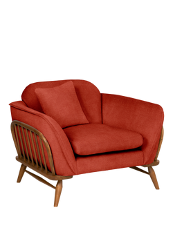ercol for John Lewis Hexton Armchair, Soft Chenille Harissa