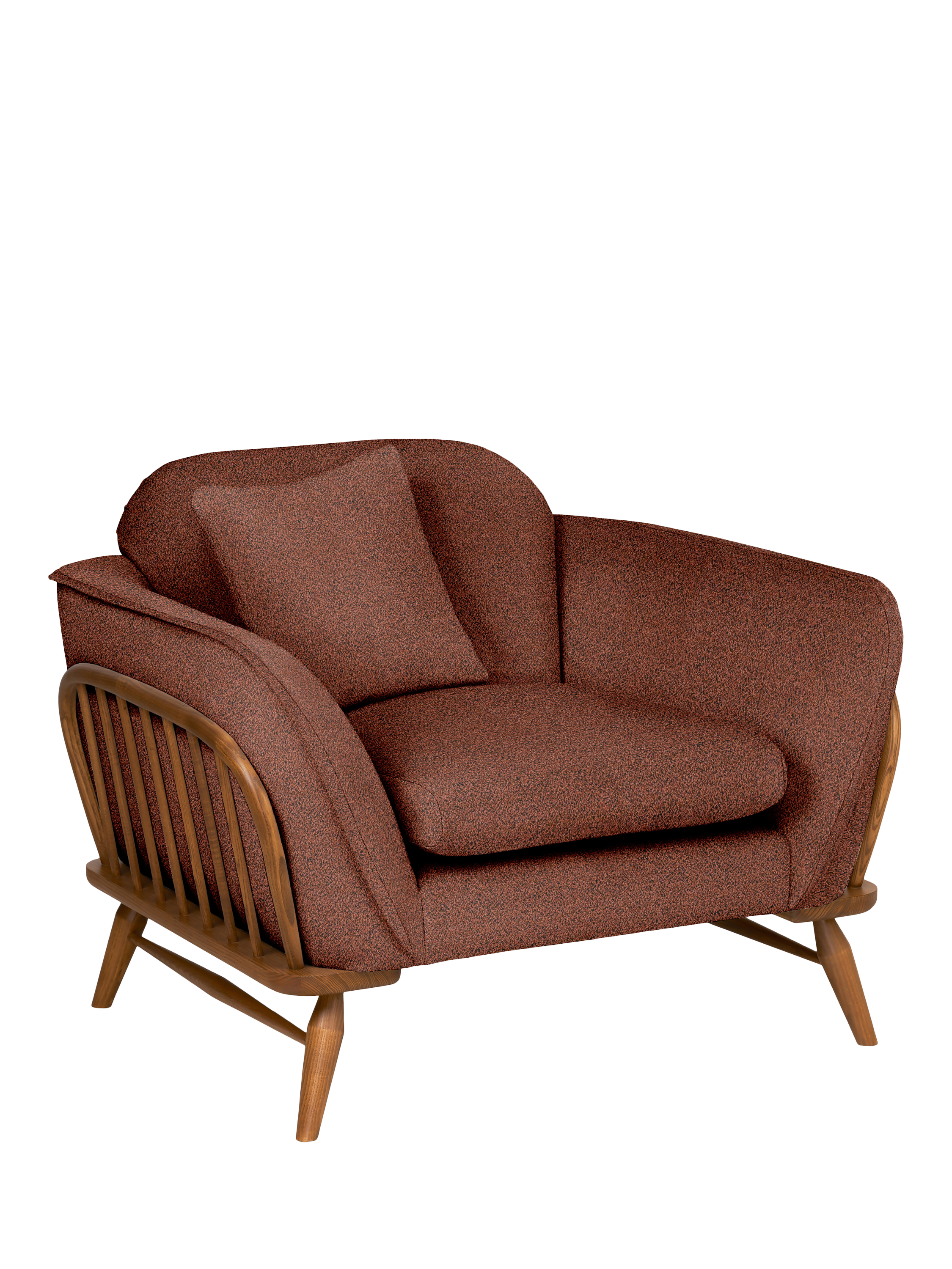 Hexton Range, ercol for John Lewis Hexton Armchair, Leg Boucle Henna