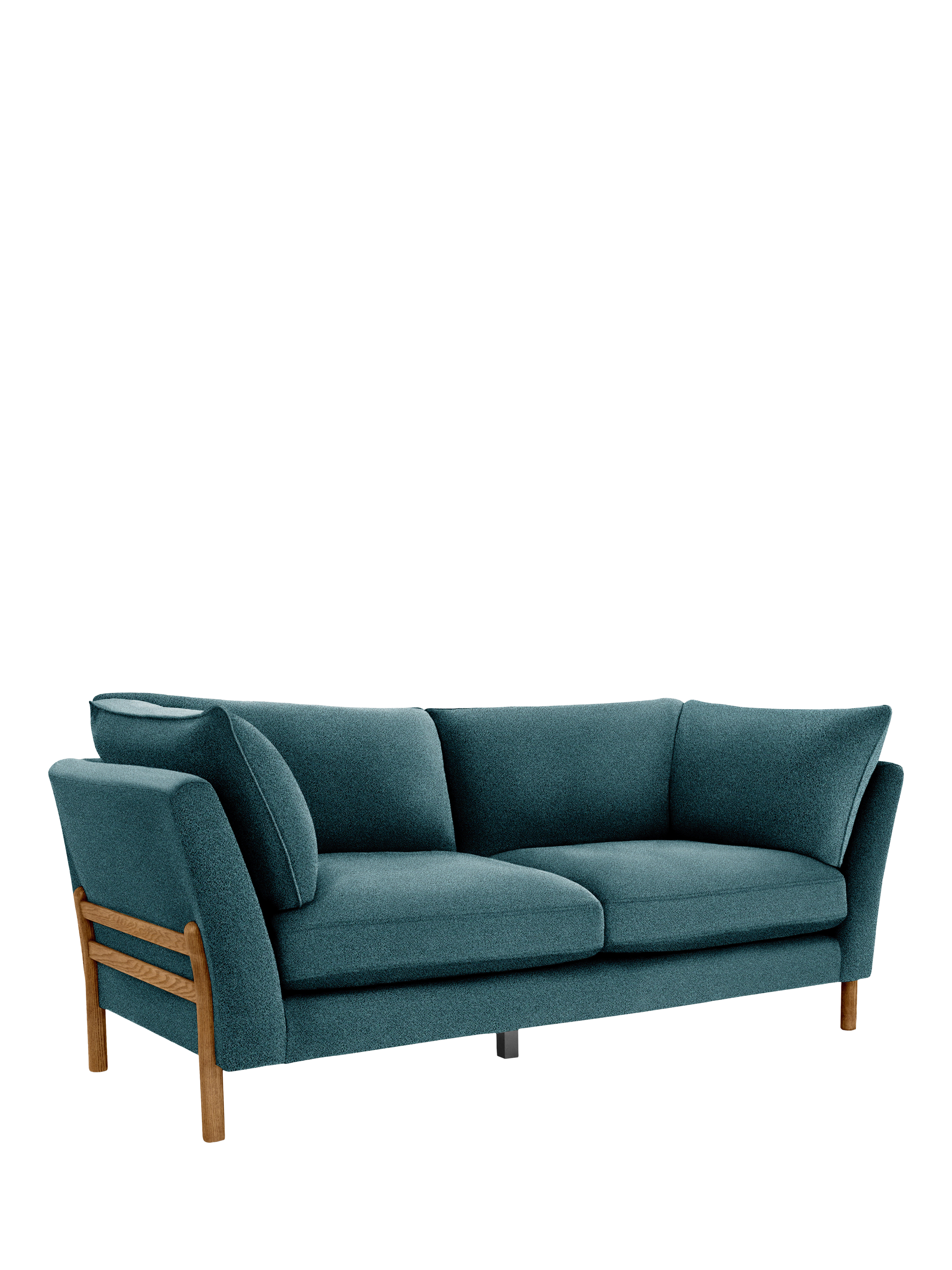 Ellesborough Range, ercol for John Lewis Ellesborough Large 3 Seater Sofa, Boucle Airforce