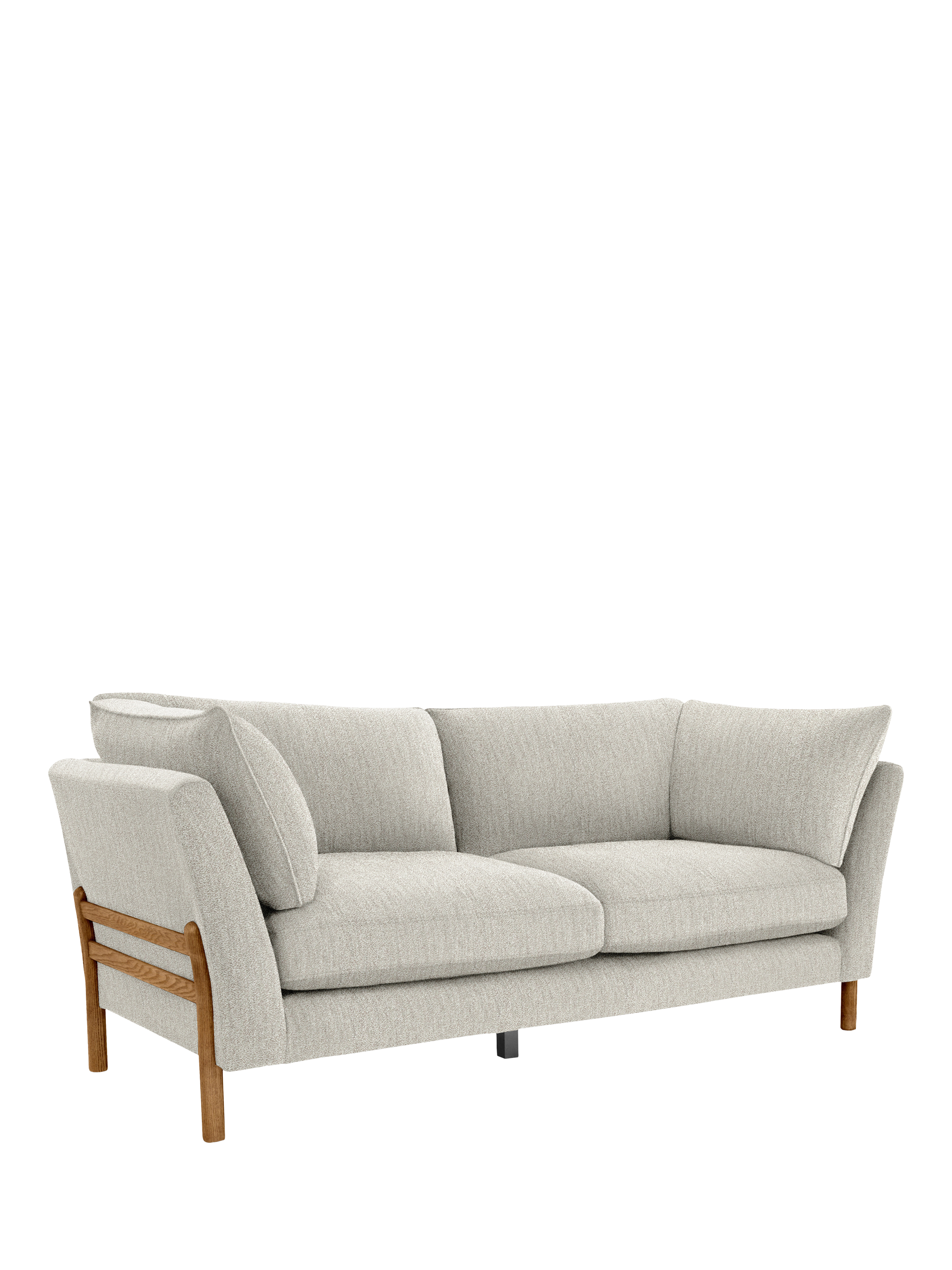 Ellesborough Range, ercol for John Lewis Ellesborough Large 3 Seater Sofa, Boucle Natural