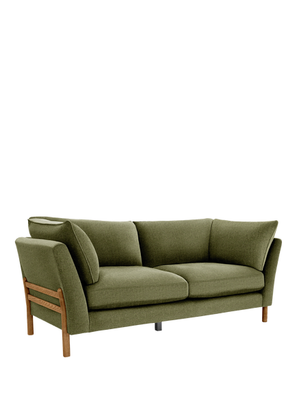 ercol for John Lewis Ellesborough Large 3 Seater Sofa, Recycled Fabric Moss