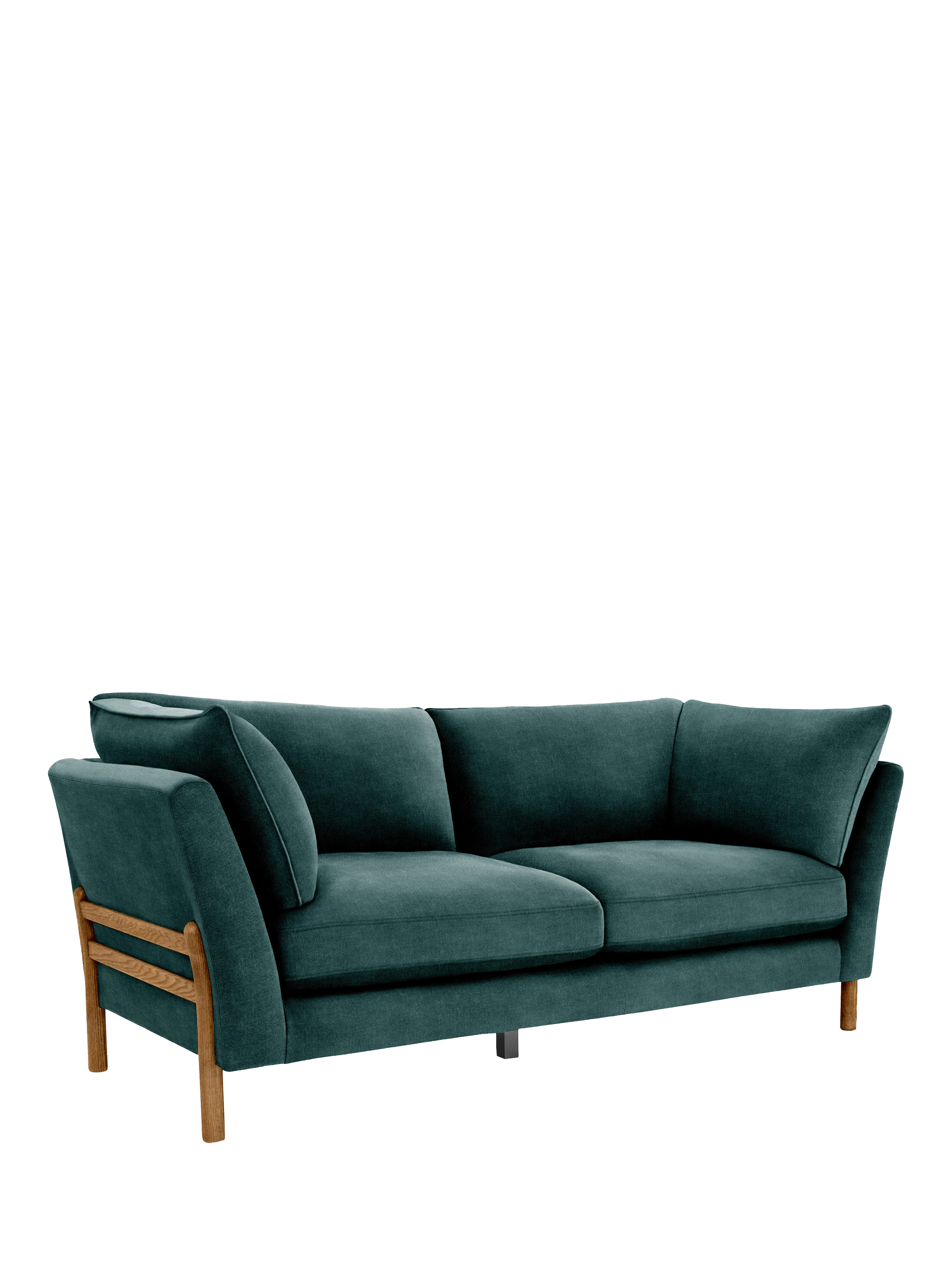 Ellesborough Range, ercol for John Lewis Ellesborough Large 3 Seater Sofa, Soft Chenille Teal