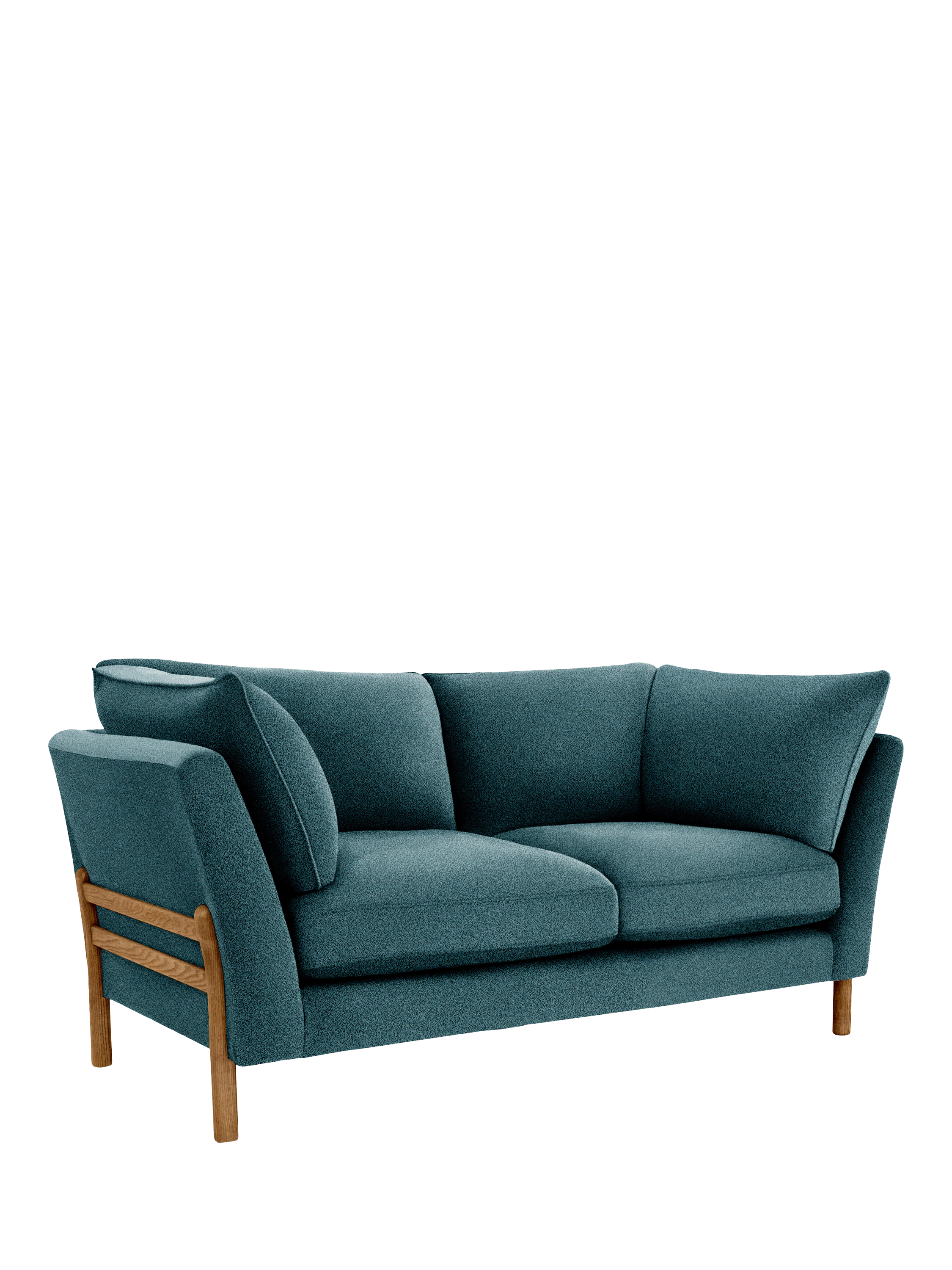 Ellesborough Range, ercol for John Lewis Ellesborough Medium 2 Seater Sofa, Boucle Airforce