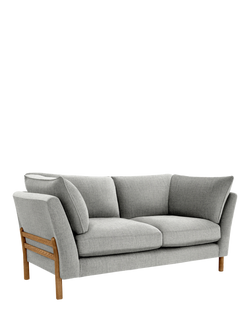 ercol for John Lewis Ellesborough Medium 2 Seater Sofa, Fine Weave Grey