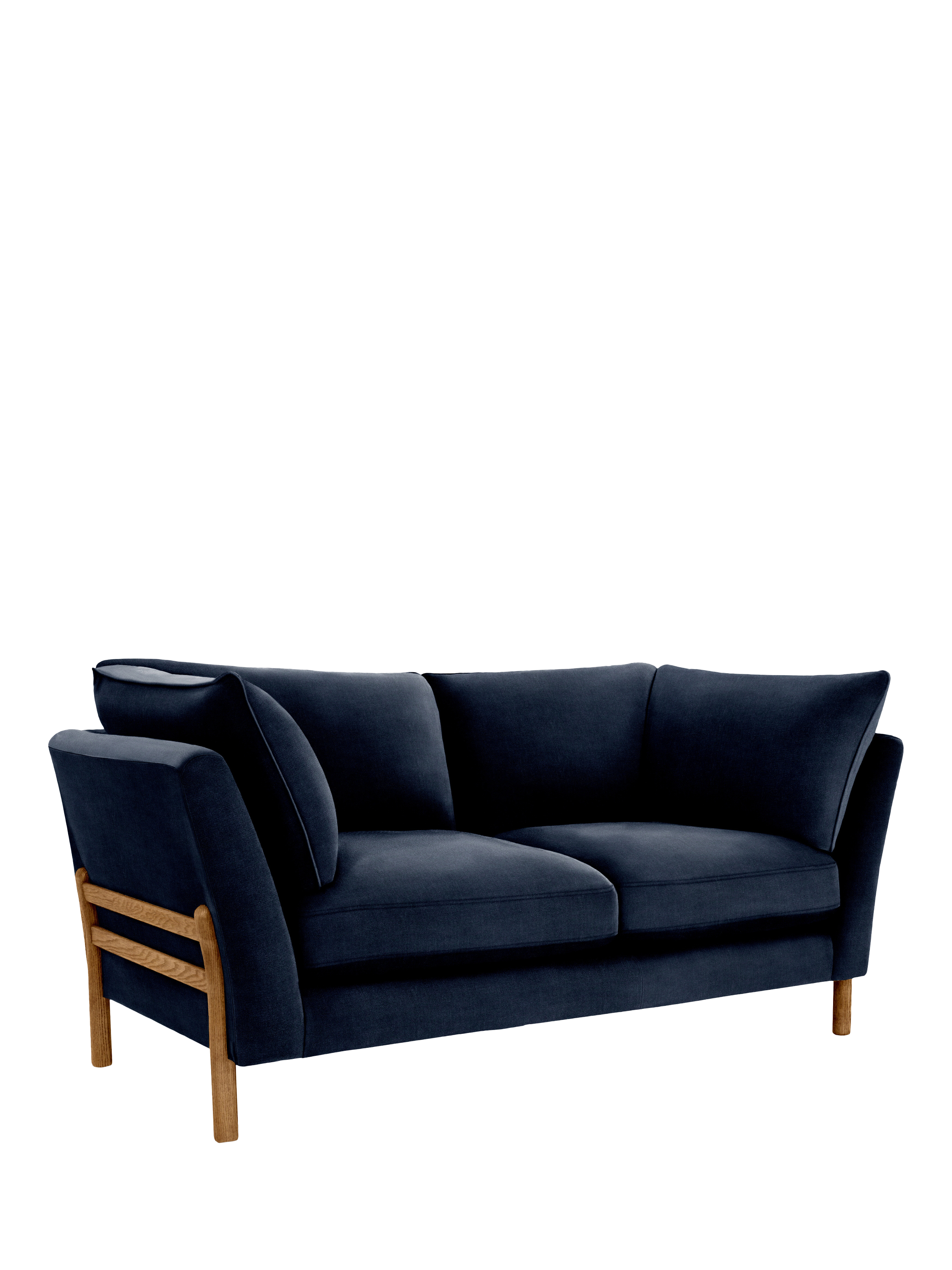 Ellesborough Range, ercol for John Lewis Ellesborough Medium 2 Seater Sofa, Soft Chenille Navy