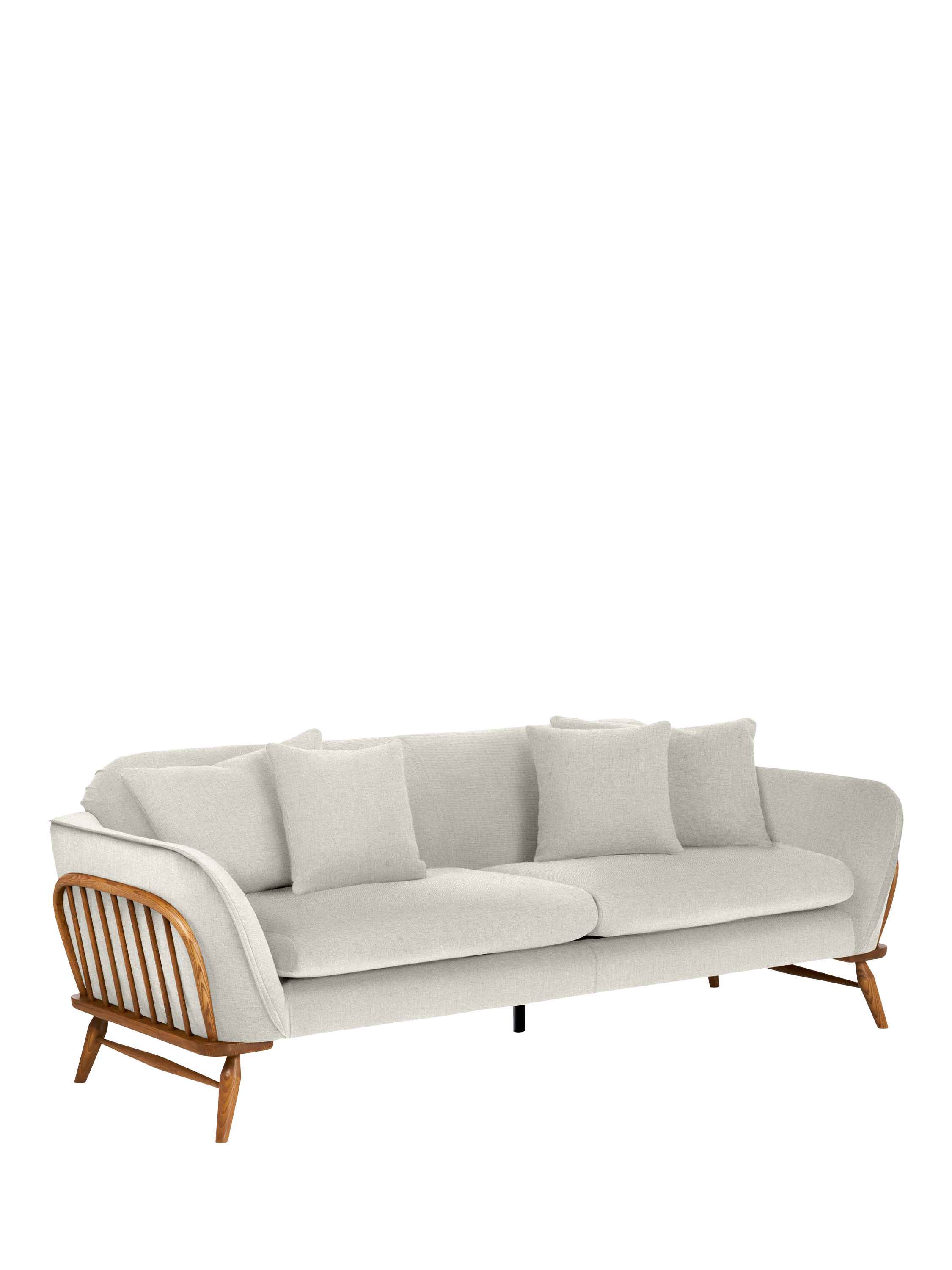 Hexton Range, ercol for John Lewis Hexton Large 3 Seater Sofa, Recycled Ecru