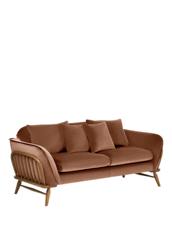 ercol for John Lewis Hexton Medium 2 Seater Sofa, Recycled Tuscan