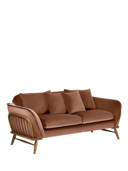 ercol for John Lewis Hexton Medium 2 Seater Sofa, Recycled Tuscan
