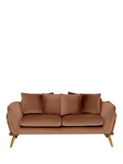 ercol for John Lewis Hexton Medium 2 Seater Sofa - view 2, Recycled Tuscan