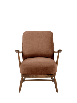 ercol for John Lewis Windsor Easy Chair 206, Vintage Ash Leg - view 2, Recycled Tuscan