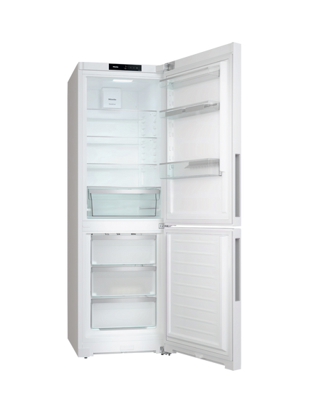 Miele KFN4375CD Freestanding 70/30 Fridge Freezer, White - view 2, White
