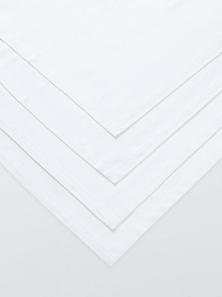 John Lewis Fine Cotton Napkins, Set of 4, White - view 2, Multi