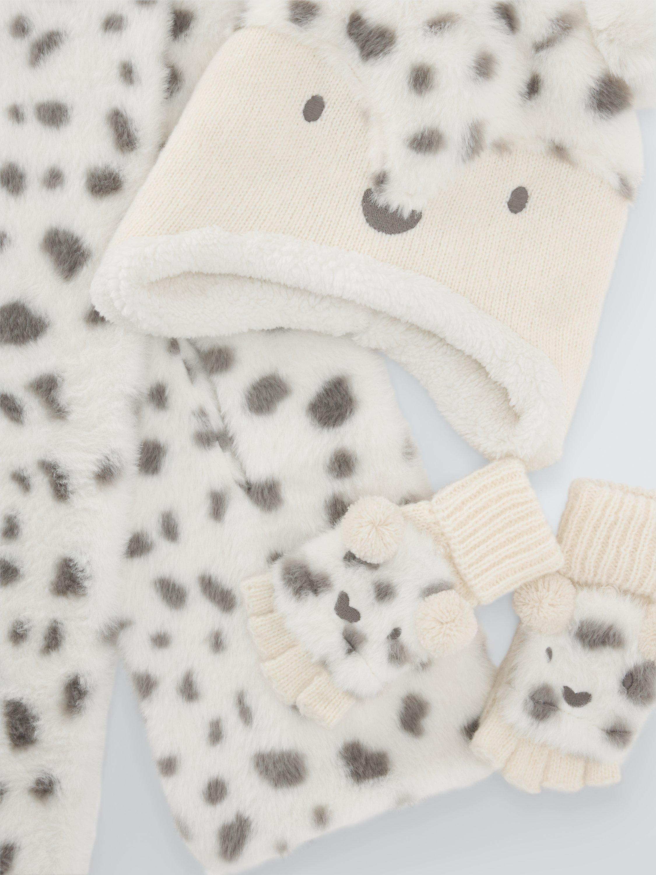 Product image 5 of 5, which shows John Lewis Kids' Faux Fur Stole, Cream