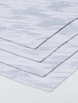 John Lewis Swish Jacquard Cotton Blend Napkins, Set of 4 - view 2, Multi