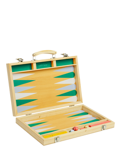 John Lewis Kids' Wooden Backgammon Case - view 2, Multi