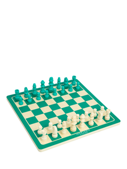 John Lewis Wooden Chess & Draughts Set - view 2, Multi