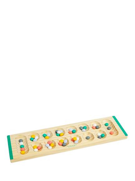 John Lewis Kids' Wooden Mancala Game, Multi