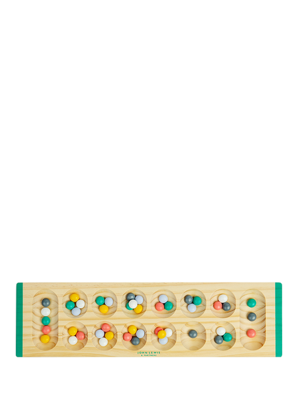 John Lewis Kids' Wooden Mancala Game - view 2, Multi