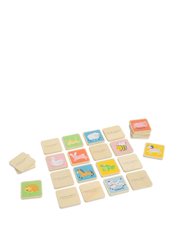 John Lewis Kids' Wooden Memory Match Game - view 2, Multi