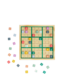 John Lewis Kids' Wooden Sudoku Puzzle Game, Multi