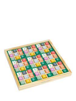 John Lewis Kids' Wooden Sudoku Puzzle Game - view 2, Multi