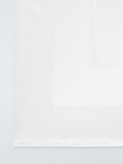 John Lewis Fine Cotton Rectangular Tablecloth, White - view 2, White