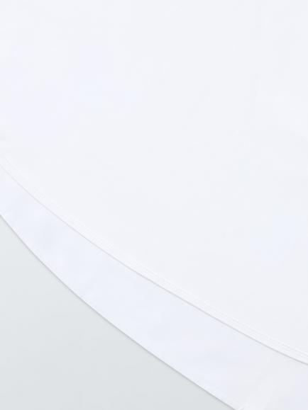 John Lewis Fine Cotton Round Tablecloth, Dia.210cm, White - view 2, Multi