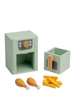 John Lewis Wooden Air Fryer - view 2, Multi