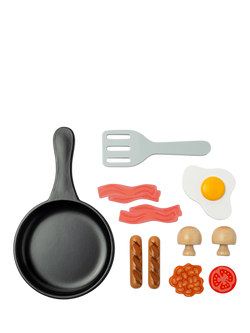 John Lewis Kids' Wooden Breakfast Fry Up Play Set - view 2, Multi