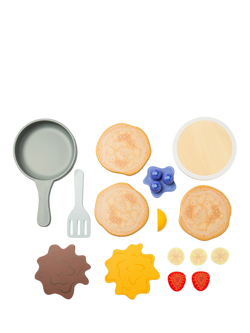 John Lewis Kids' Wooden Pancakes Play Set - view 2, Multi