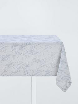 John Lewis Swish Jacquard Cotton Blend Tablecloth, 250 x 160cm, Multi