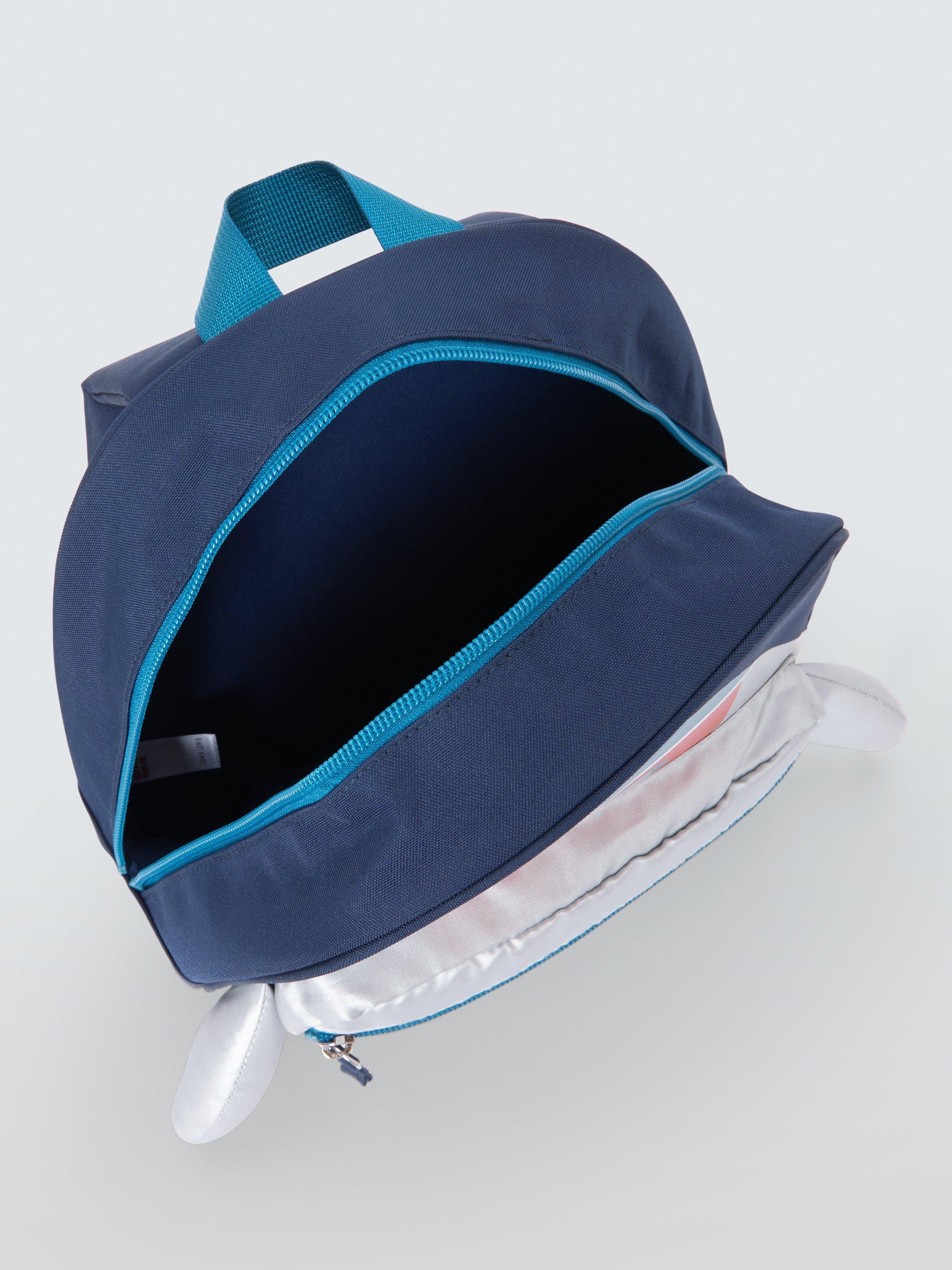 Product image 3 of 6, which shows John Lewis Kids' Rocket Backpack, Navy