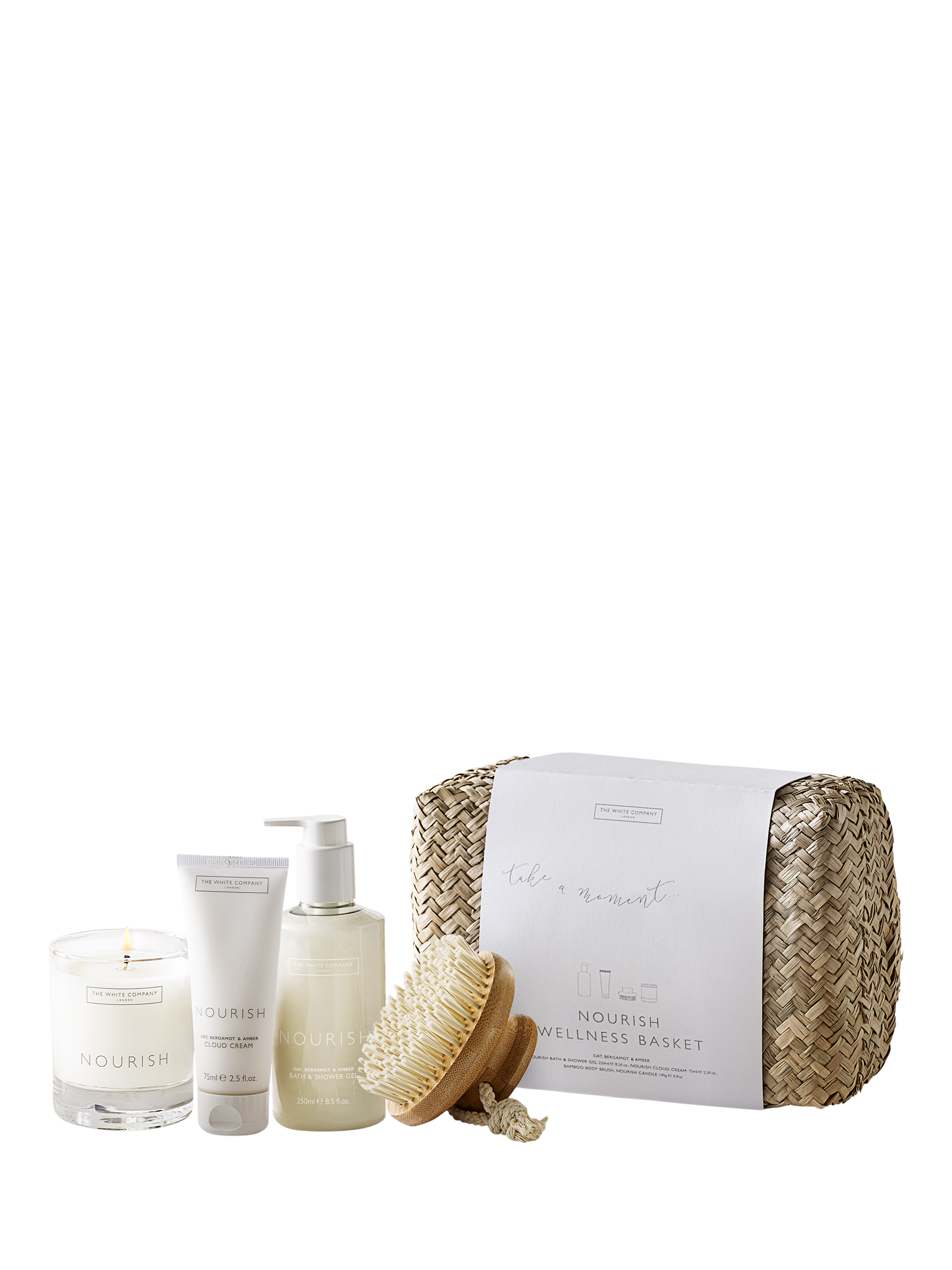 Product image 1 of 3, which shows The White Company Nourish Wellness Set