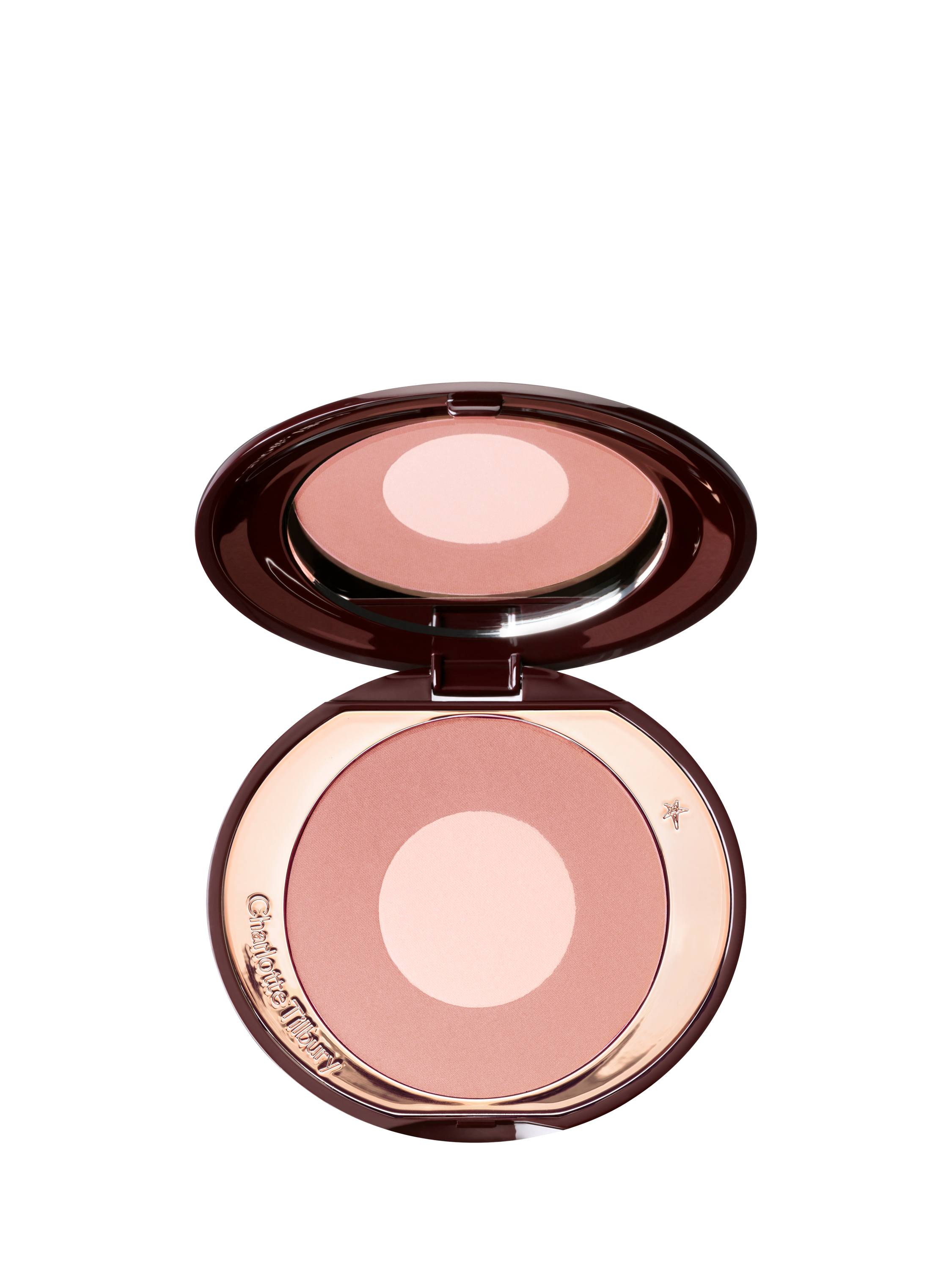 Product image 1 of 3, which shows Charlotte Tilbury Cheek To Chic Blusher, Pillow Talk Original