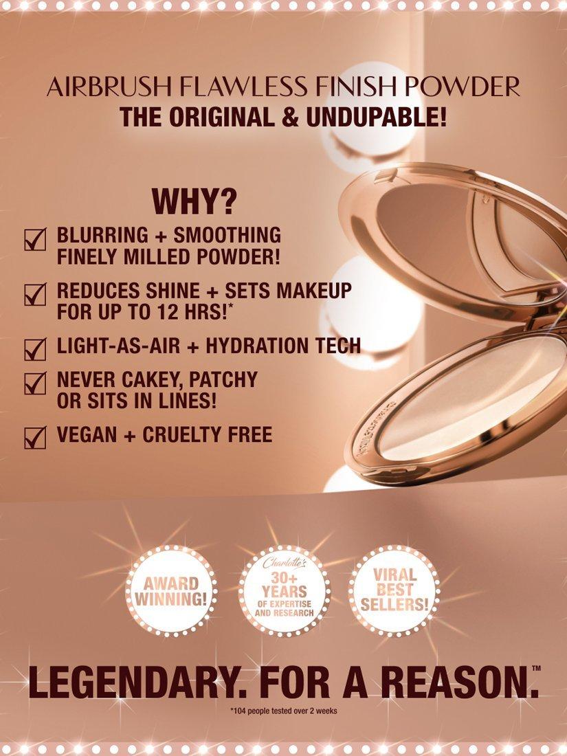 Product image 2 of 6, which shows Charlotte Tilbury Airbrush Flawless Finish Refill, 2 Medium