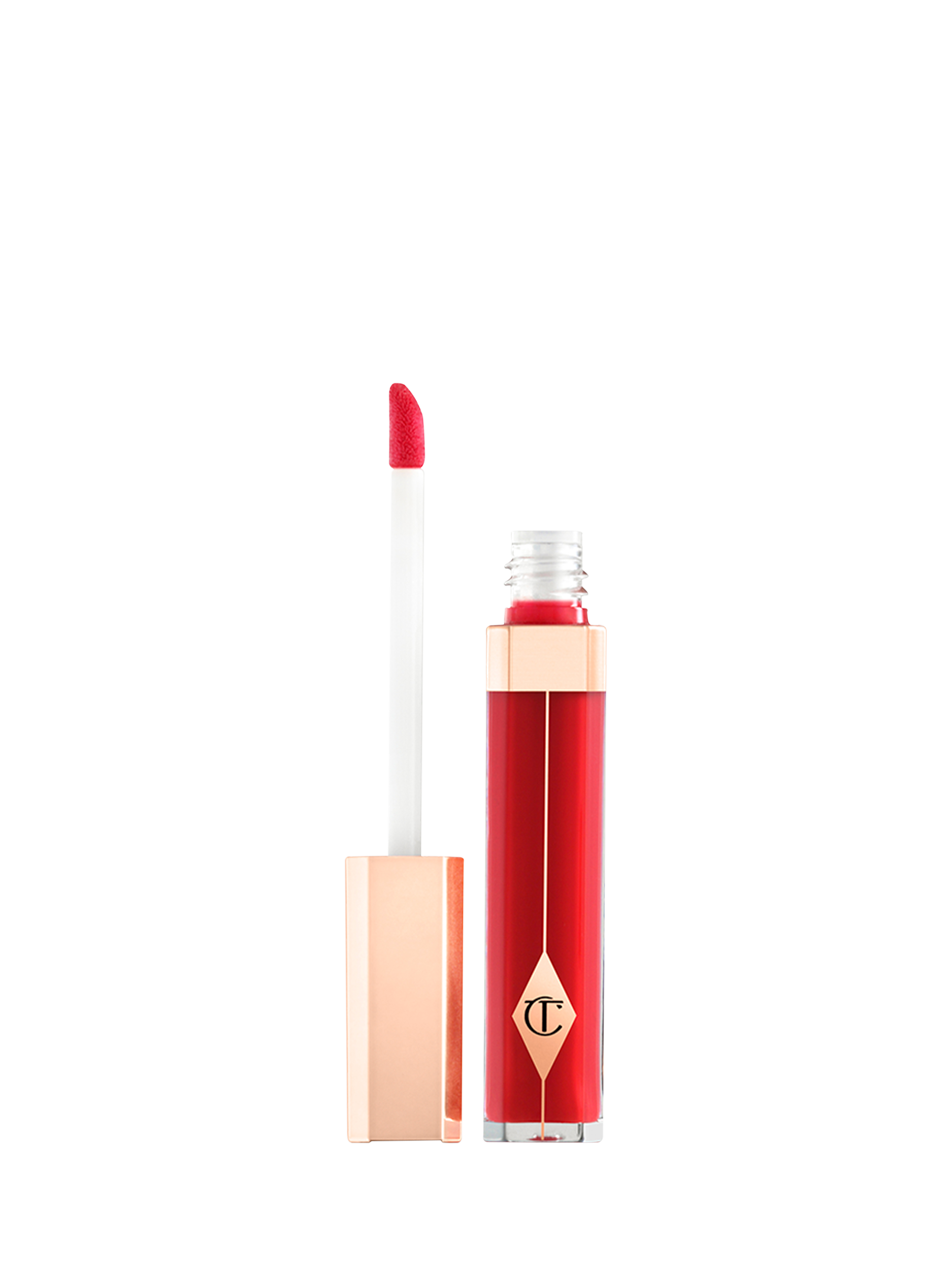 Product image 1 of 6, which shows Charlotte Tilbury Lip Lustre Lip Lacquer, Red Vixen