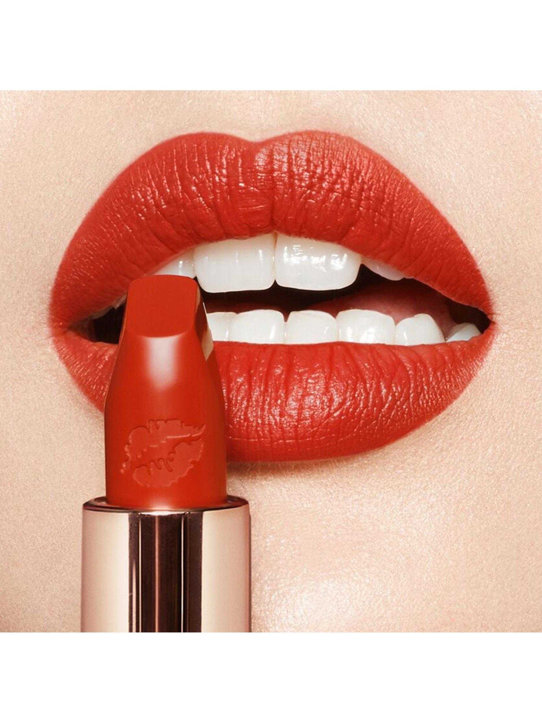 Product image 2 of 5, which shows Charlotte Tilbury Hot Lips 2.0 Matte Revolution, Red Hot Susan