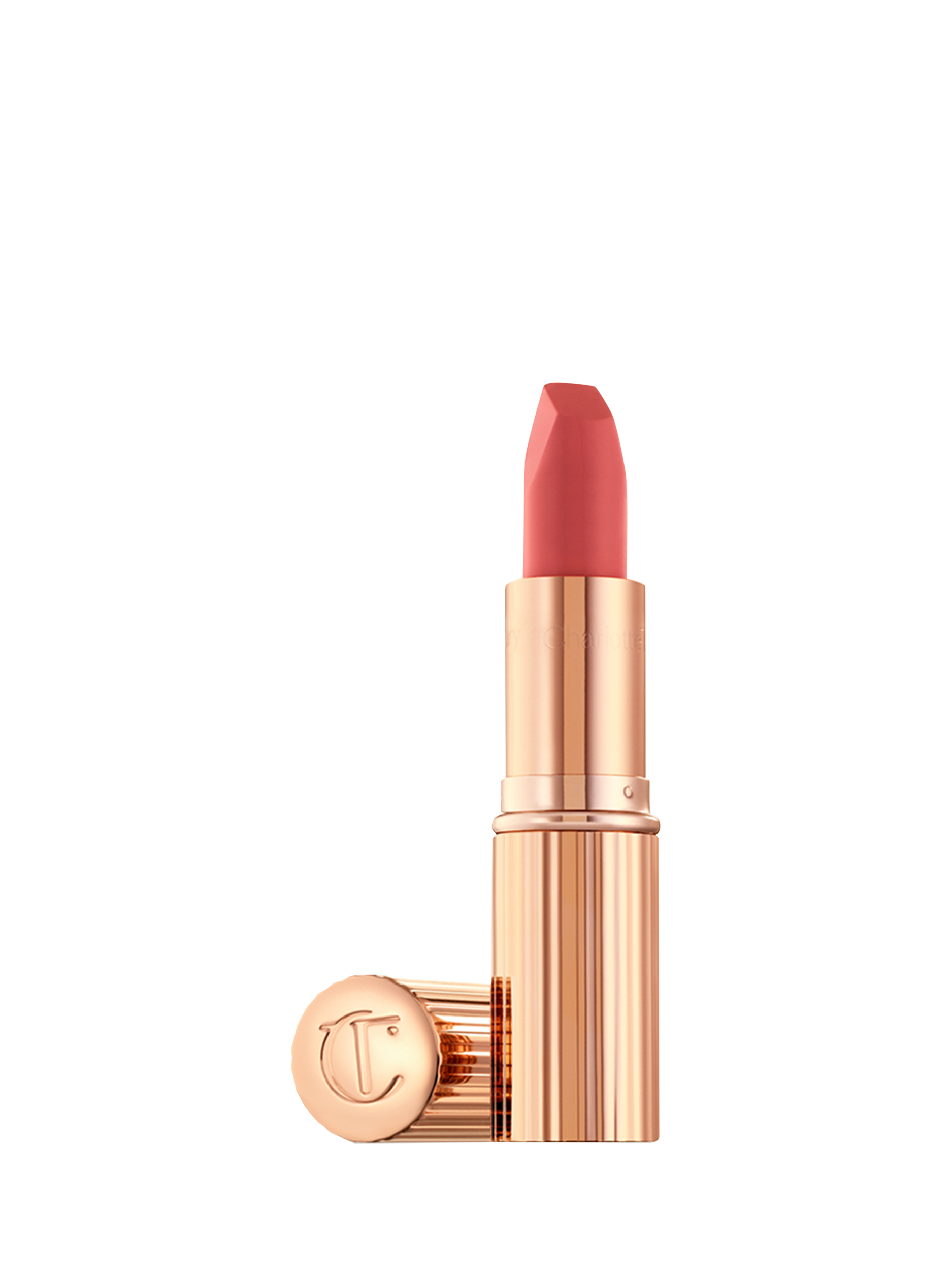 Product image 1 of 5, which shows Charlotte Tilbury Matte Revolution Lipstick, Sexy Sienna