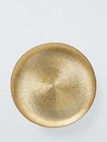 John Lewis Glass Cake Stand, 32.5cm, Gold