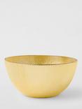 John Lewis Glass Small Bowl,15cm, Gold